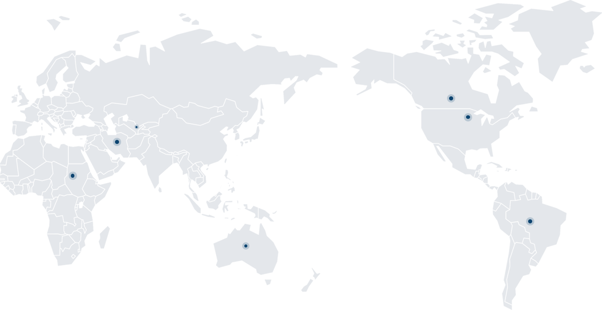 Nosso potencial abastece <span>100 países dos 5 continentes</span>